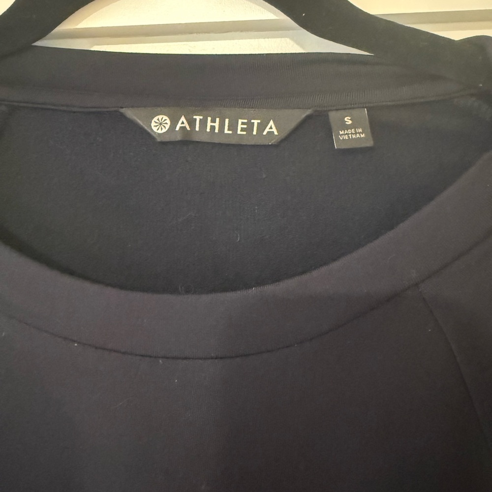 Worn once?  Athleta Black Long Sleeve  Heavyweight Tunic - Picture 4 of 8